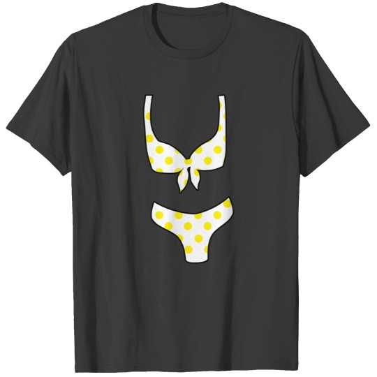 Discover Yellow Polka Dot Bikini116 T-Shirts