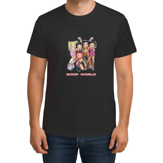 Discover Betty Boop Spice Girls Boop World Spice World Parody T-Shirts