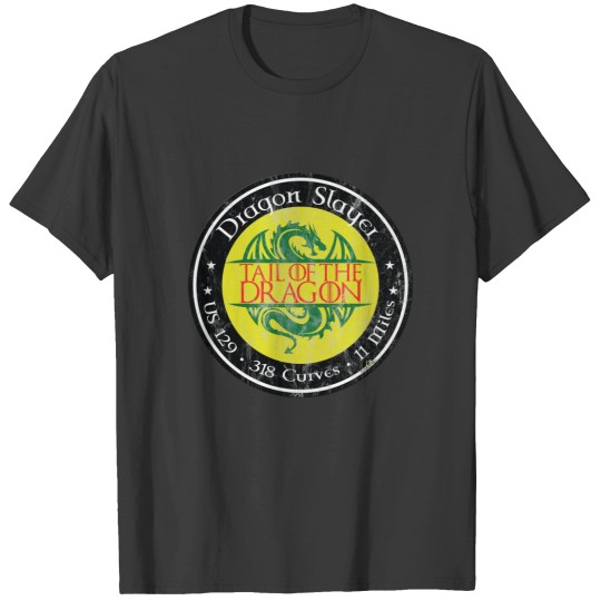Discover Tail of the Dragon Road US 129 Motorcycle Sports Car Sticker  TShirt 037 T-Shirts