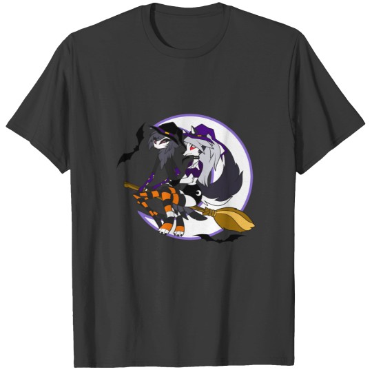 Discover Helluva Boss Loona And Octavia Halloween Shirt- Fan Made T-Shirts
