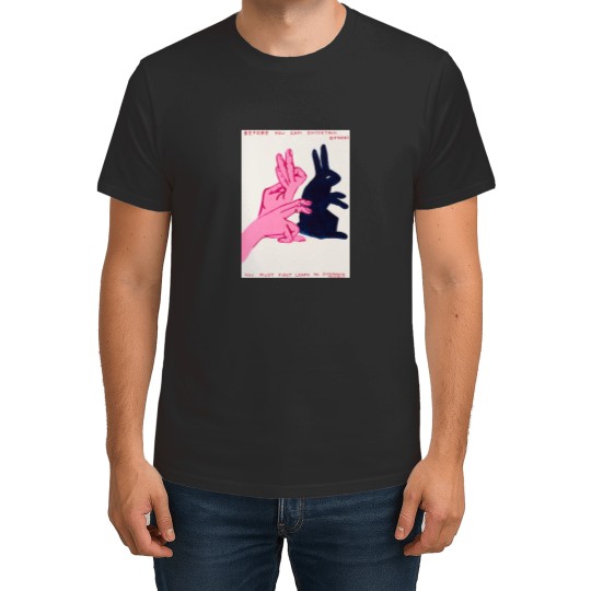 Discover David Shrigley Before You Entertain Others T-Shirts