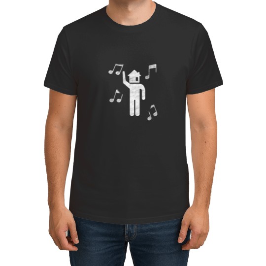 Discover House Head With Music T-Shirts