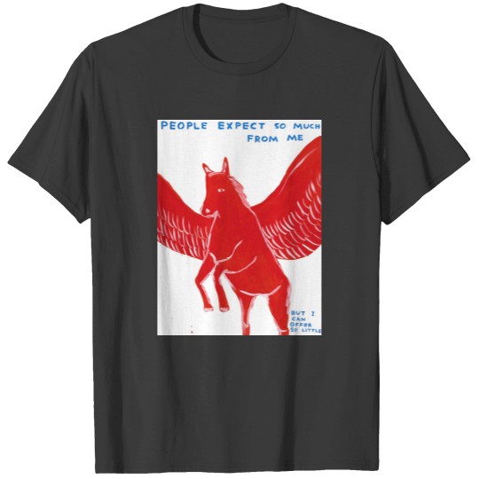 Discover David Shrigley People Expect So Much From Me T-Shirts
