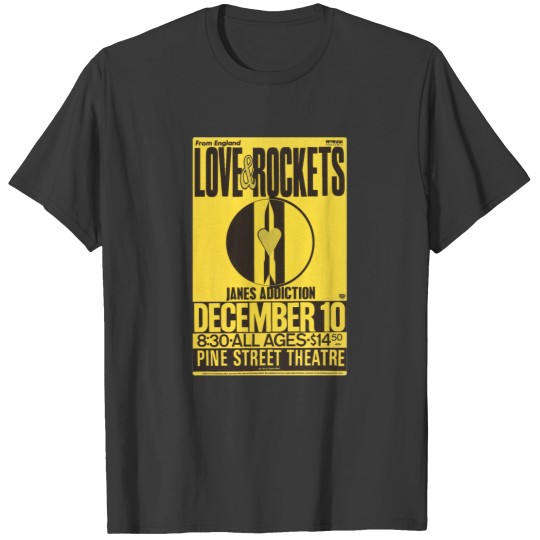 Discover Love And Rockets, Jane_s Addiction. T-Shirts