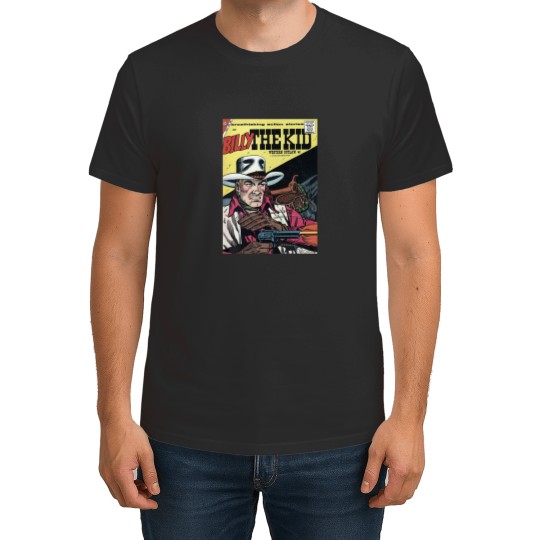Discover Billy The Kid - Comic Book Title Page Vintage T-Shirts