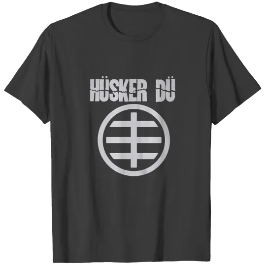 Discover Blue Husker Du Circle Logo  Blue Husker Du Circle Logo T-Shirts