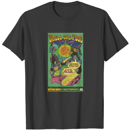 Discover SMELL THE FUZZ  I Love The Smell Of Fuzz In The Morning  Guitar Gods and Masterieces Classic T Shi T-Shirts