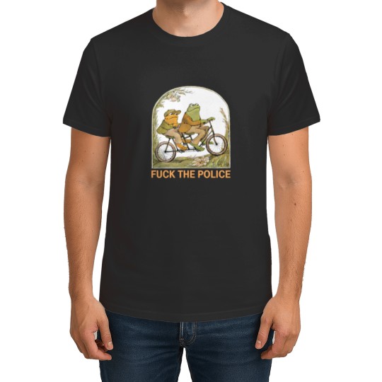 Discover Frog and Toad Fk The Police Uni T shirt Cotton S-5XL Black, Hot Gift T-Shirts