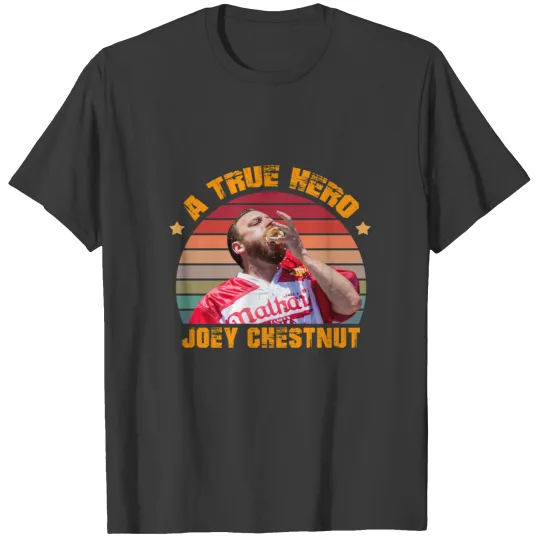 Discover Joey Chestnut A True Hero Artwork T-Shirts