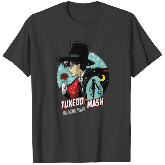 Discover Tuxedo Mask Sailor Moon Art  Iconic Anime Character Illustration T-Shirts