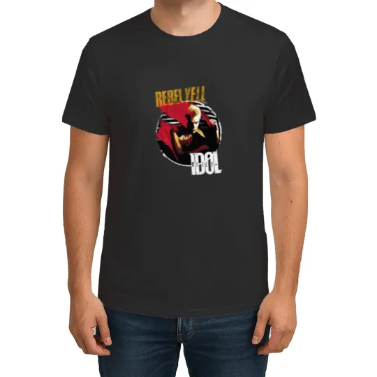 Discover Billy Idol Women's T Shirts | Rebel Yell Cover Black Sleeveless