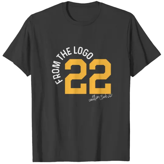 Discover From The Logo 22 Caitlin Clark T Shirts, Caitlin Clark Basketball T Shirts