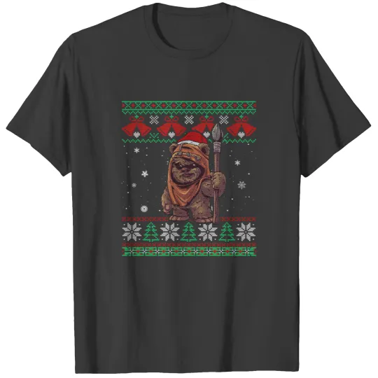 Discover Cute Santa Wicket Ewoks Endor Ugly Sweater Christmas T Shirts