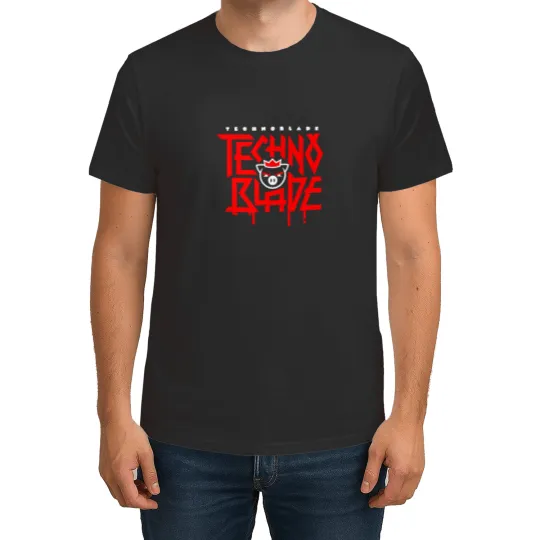 Discover TechnoBlade Logo Red T Shirts