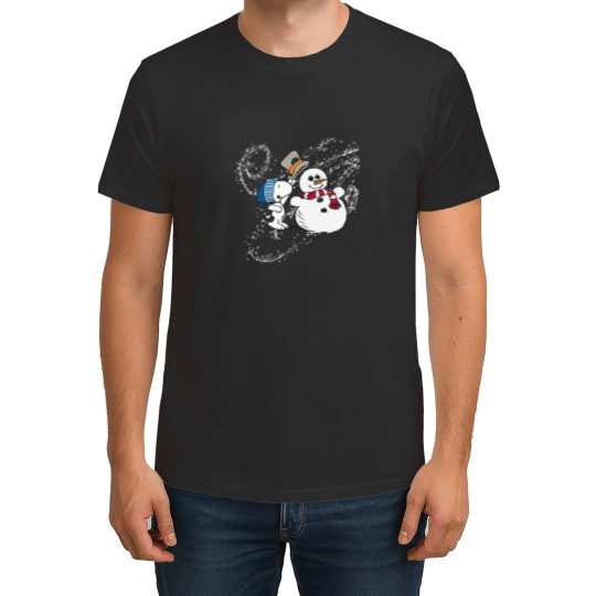 Discover vintage snoopy with snowmanwinter wonderland crewneck T Shirts