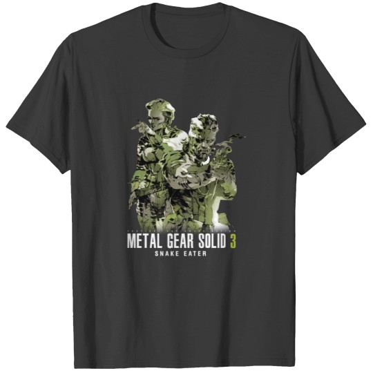 Discover MGS 3 - Metal Gear Solid - Solid Snake Cover - Negative T Shirts
