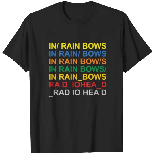 Discover beautiful in rainbows RADIOHEADs T-Shirts