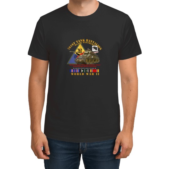 Discover 761st Tank Battalion - Black Panthers - w Tank w SSI WWIIEU SVC Baseball Caps T Shirts