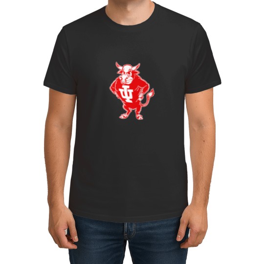 Discover Indiana U Vintage Bison Mascot - Indiana - T-Shirt