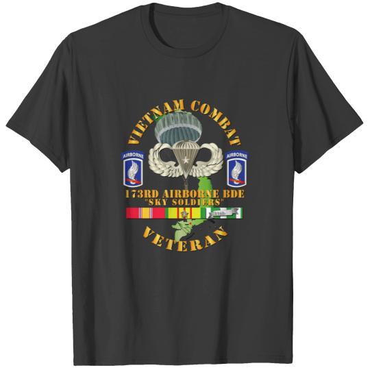 Discover Vietnam Combat Infantry Veteran w 173rd Airborne Bde SSI V1 Baseball Caps T Shirts