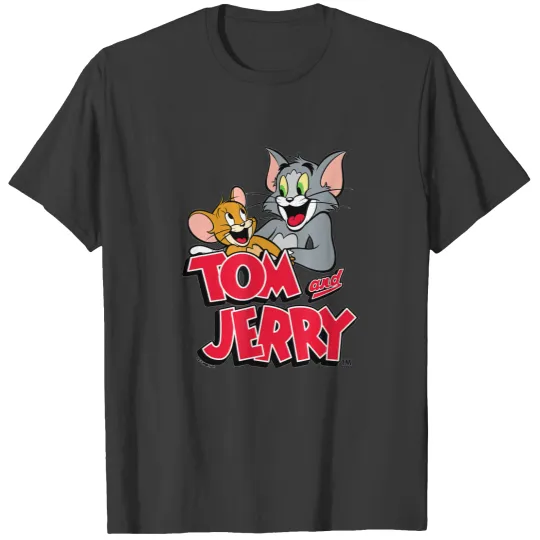 Discover tom and jerry happy classic logo T Shirts