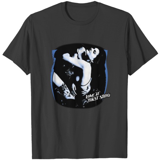 Discover Scorpions T Shirts Love at First Sting Black T Shirts