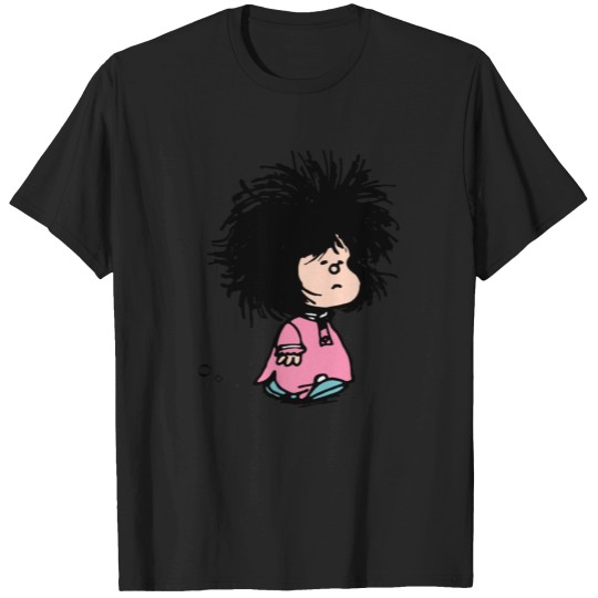 Discover Mafalda with newly-raised disheveled nightgown Quino argentina cartoon T Shirts