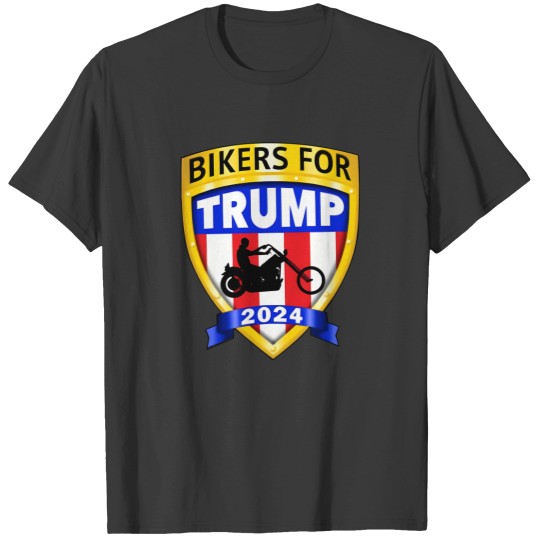 Discover Bikers for Trump 2024 American T Shirts