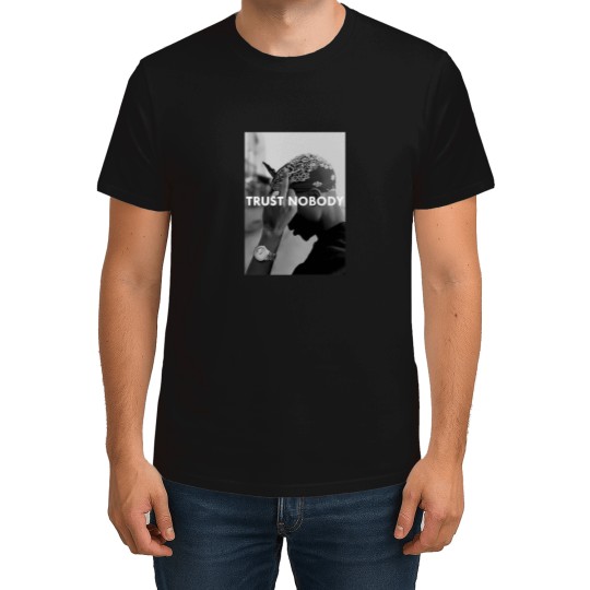 Discover Tupac 2 Pac Shakur Trust Nobody Funny Gym Sport Running No Pain No Gain T-Shirts