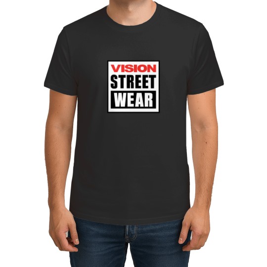 Discover New Vision Street Wear Skateboard Logo T Shirts