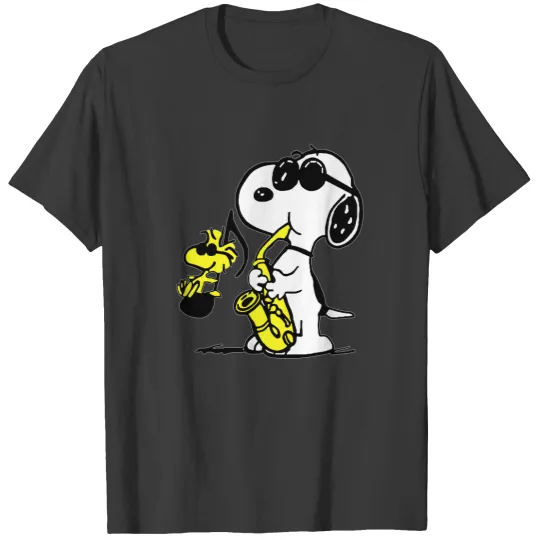 Discover Snoopy sax player T-Shirts