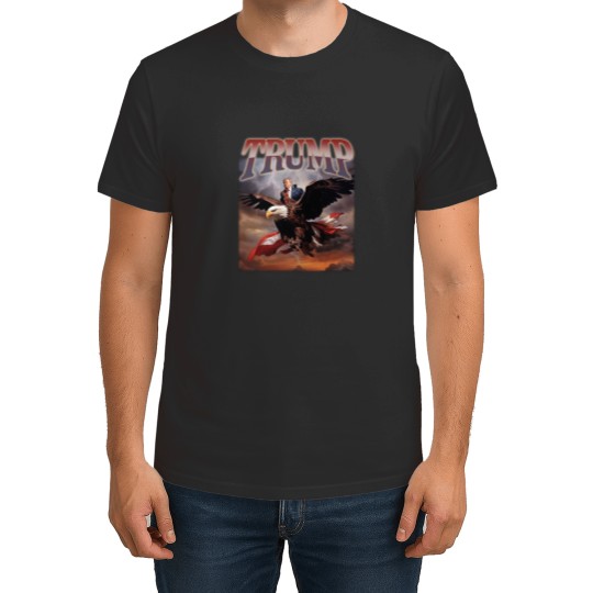 Discover Donald Trump Eagle T-shirt Top Funny Election Campaign 2024