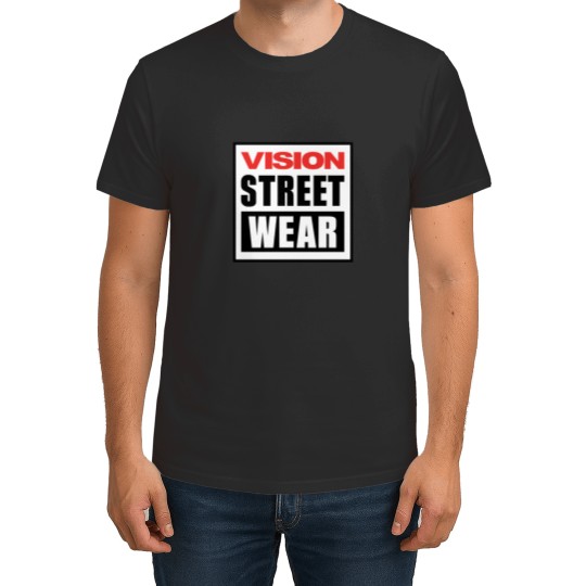 Discover New Vision Street Wear Skateboard Logo T Shirts