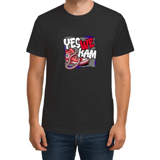 Discover Kamala Harris , Yes We Kam, red white and blue, tshirt