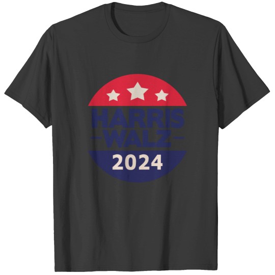 Discover Kamala Harris Tim Walz CAmpaign Buttons 2024 Presidetial Election Buttons T Shirts