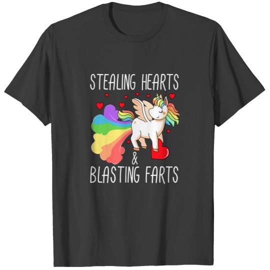 Discover Stealing Hearts And Blasting Farts Funny Valenti T-Shirts