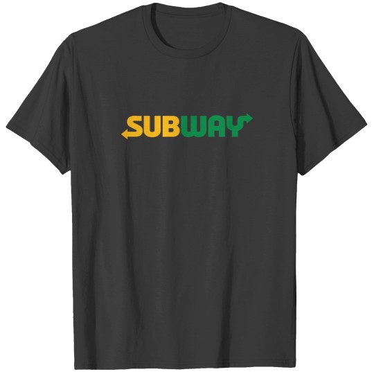 Discover Subway Logo T Shirts