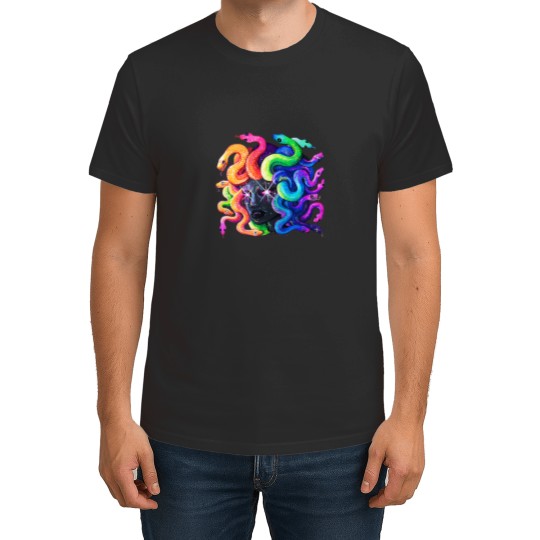 Discover Rainbow Medusa T-Shirts