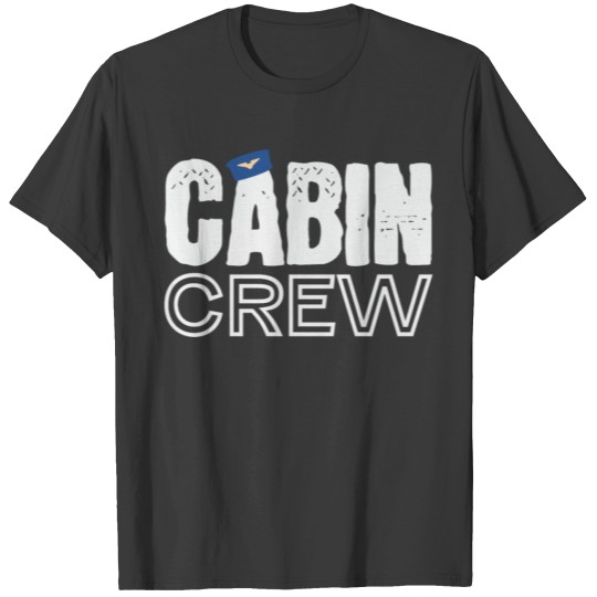 Discover Cabin Crew Stewardess Flight Attendant Air Hostess T-Shirts