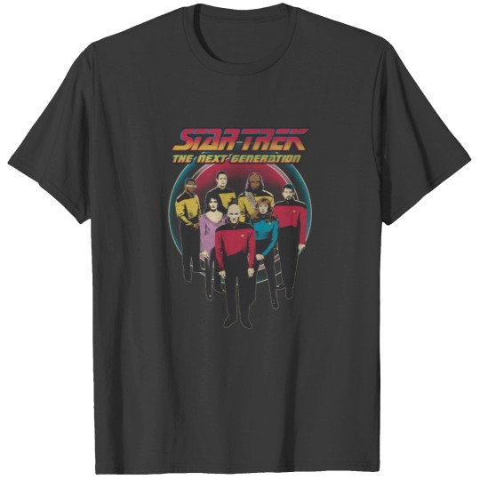 Discover Stars Trek The Next Generation Vintage Distressed Bridge Crew T Shirts
