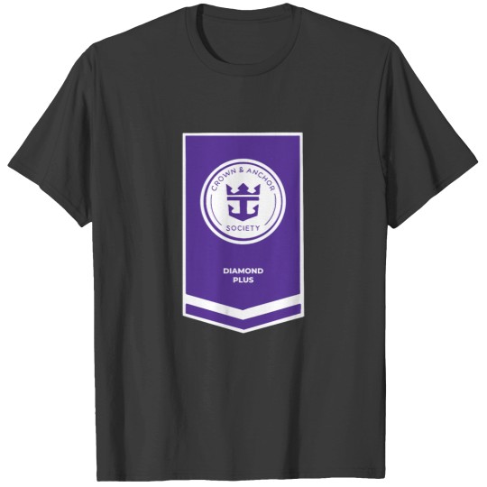 Discover Royal Caribbean Crown and Anchor Diamond Plus T-Shirts