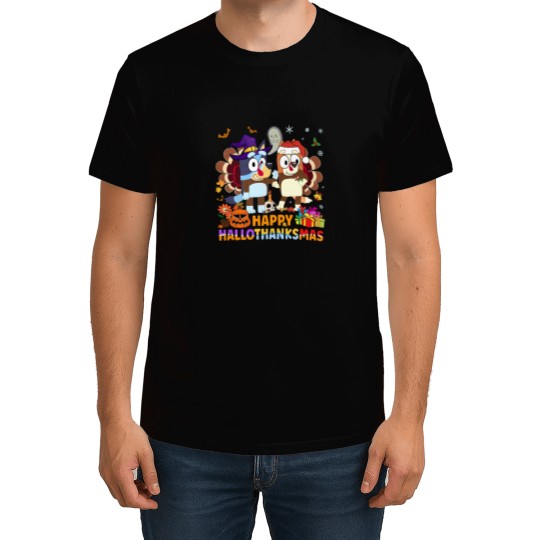 Discover BlueyDad Bingo Hallothanksmas T-Shirt