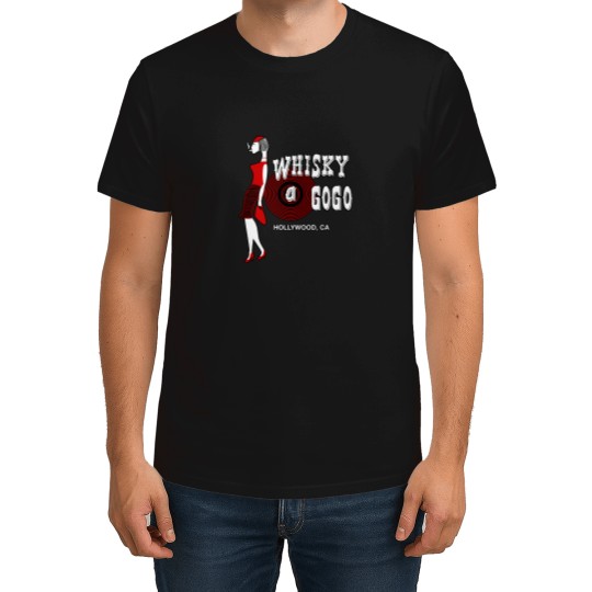 Discover Rare Whiskey A Go Go 80s Hollywood  Rock and Roll T-Shirts