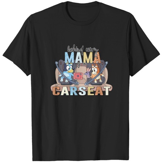Discover BlueyDad Mama Car Seat T-Shirt