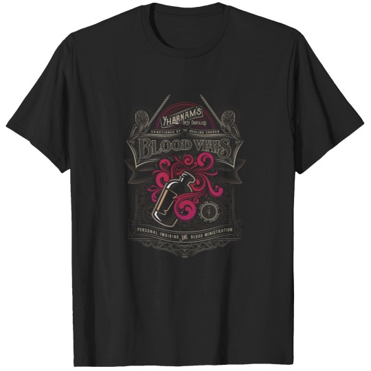 Discover Yharnam_s Blood Vials T-Shirts