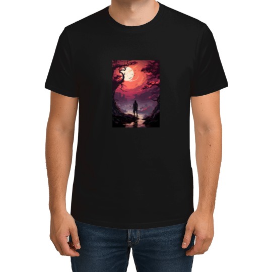 Discover Wandering Anime River Man 2876 T-Shirts