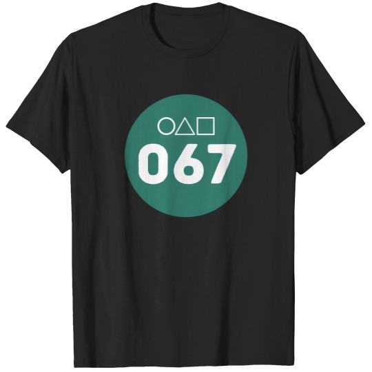 Discover Squid Cosplay Player 067 Circle 1 T-Shirts