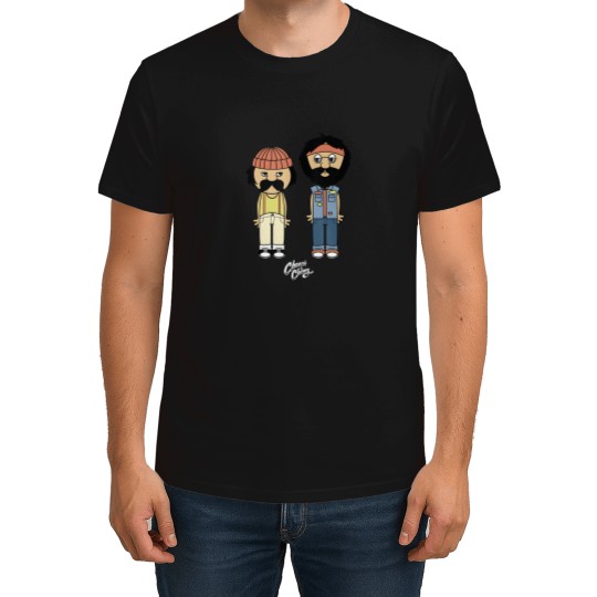 Discover Cheech Chong Toon Style Full Bodies With Logo Tank Top T-Shirts