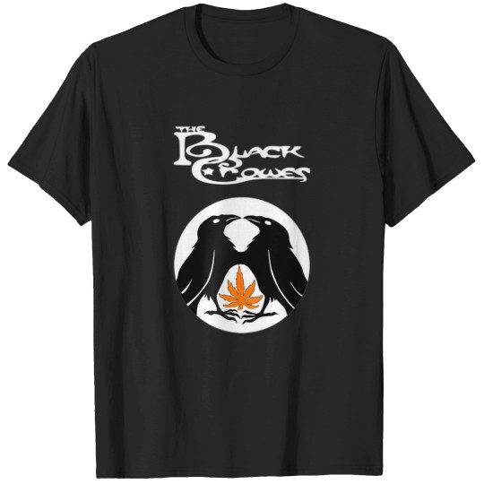 Discover  Black Crowes 2 Crowes Orange Leaf Black T-Shirts