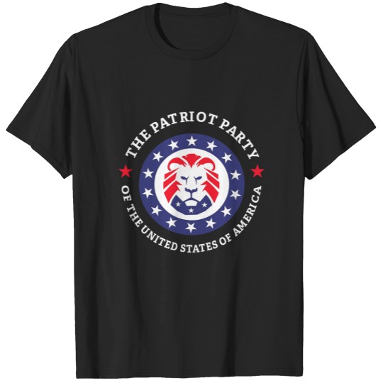 Discover patriot party of united states lion logo T-Shirts